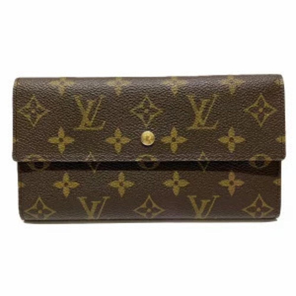 Louis Vuitton Portefeuille Tresor International Long Wallet Monogram Canvas